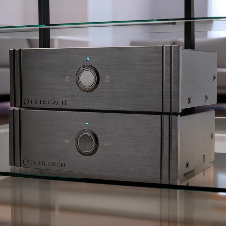 OEHLBACH Phono Vorverstärker MM & MC – Twin Amp Ultra Plattenspieler Preamp, Rauscharm & Verzerrungs
