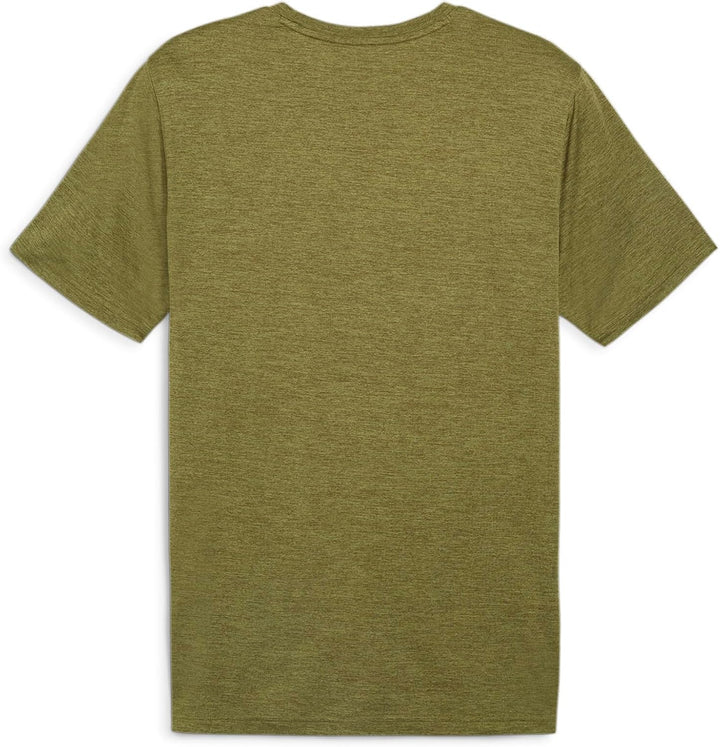 PUMA Herren Train Fav Heather Cat Tee T-Shirt S Olivgrün Meliert, S Olivgrün Meliert