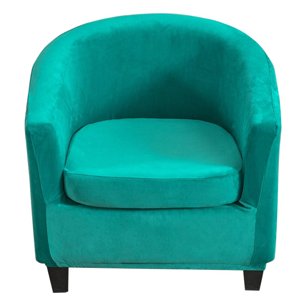 BEEK 4TZW Cover Stretch Velvet Protector 2 Pieces Armchair Throw Cocktail Plush Slipcovers Tullsta C