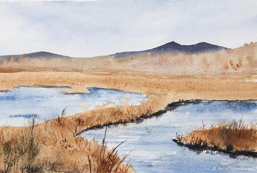 Schmincke Horodam Super Granulat für Aquarelle, extrafein, 5 x 1/2 Näpfe + 2 x 1/2 extrafein