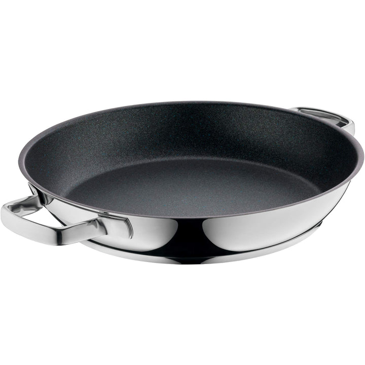 WMF Permadur Advance Servier-/ Bratpfanne Induktion 32 cm, Edelstahlpfanne, Cromargan Edelstahl besc