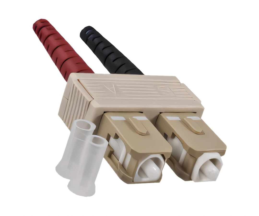 DINIC LWL Kabel OM4, Patchkabel SC/SC Lichtwellenleiter Multimode (3m, violett) 3m violett, 3m viole