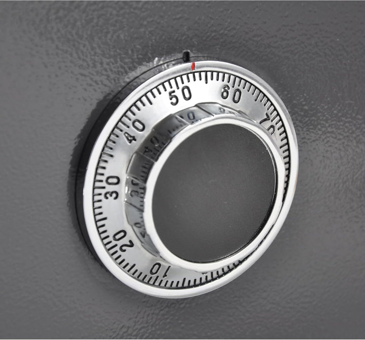 ALSTEN TECH Tresor Möbeltresor Safe Mechanisches Kombinationsschloss + Doppelbartschloss Schranksafe