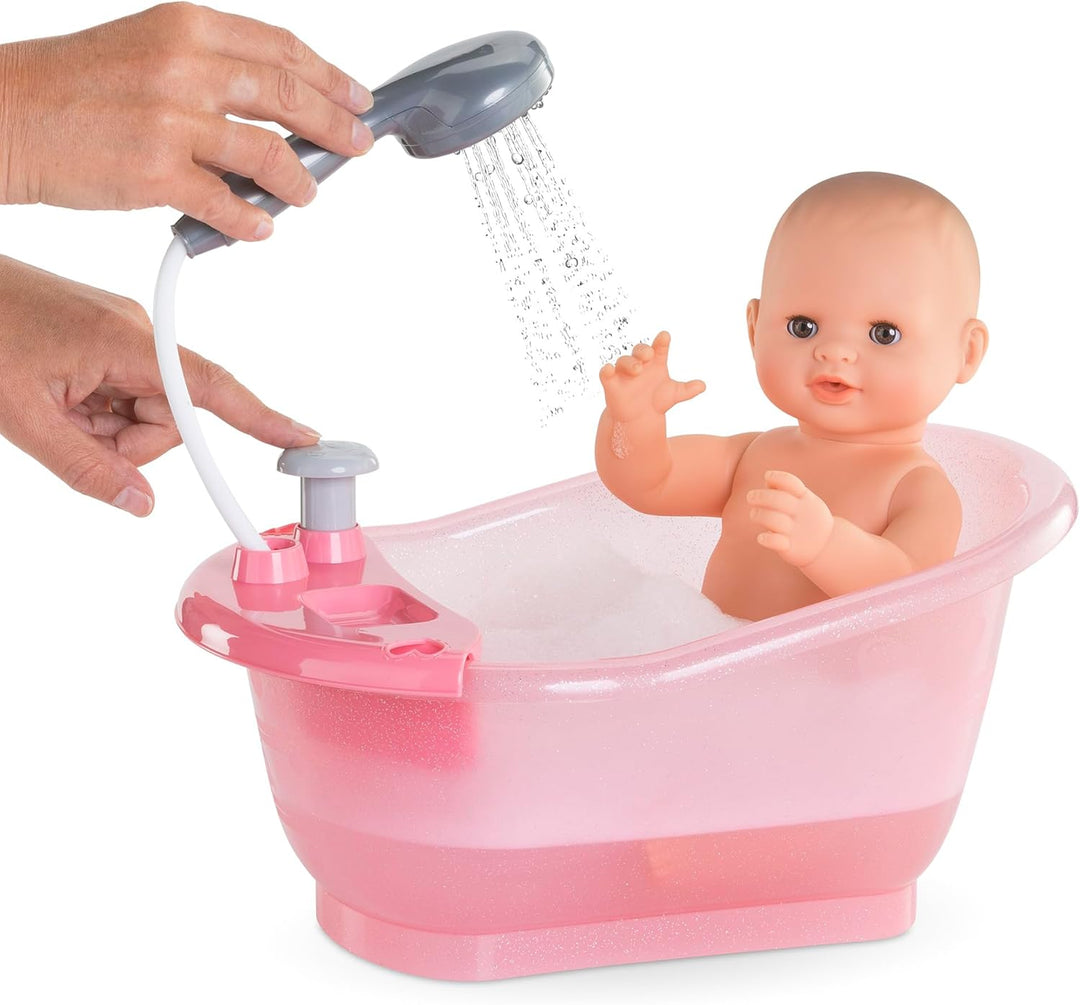 Corolle 9000141660 - Mon Grand Poupon Badewanne, mit Pumpfunktion und Badeente für alle 30-36cm Pupp