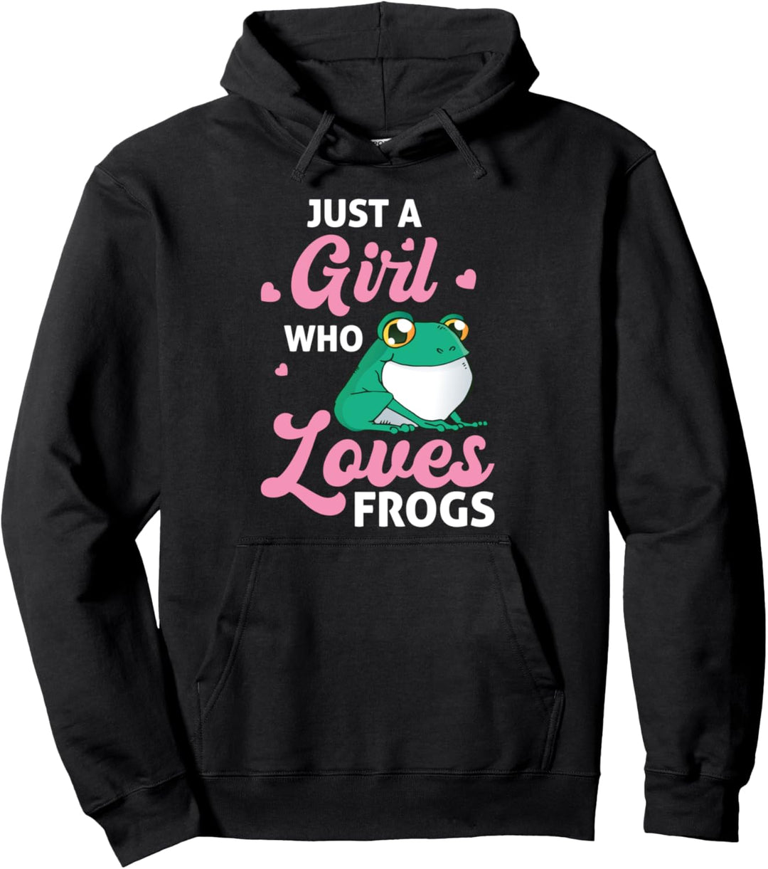 Just A Girl Who Loves Frogs - Frosch Pullover Hoodie