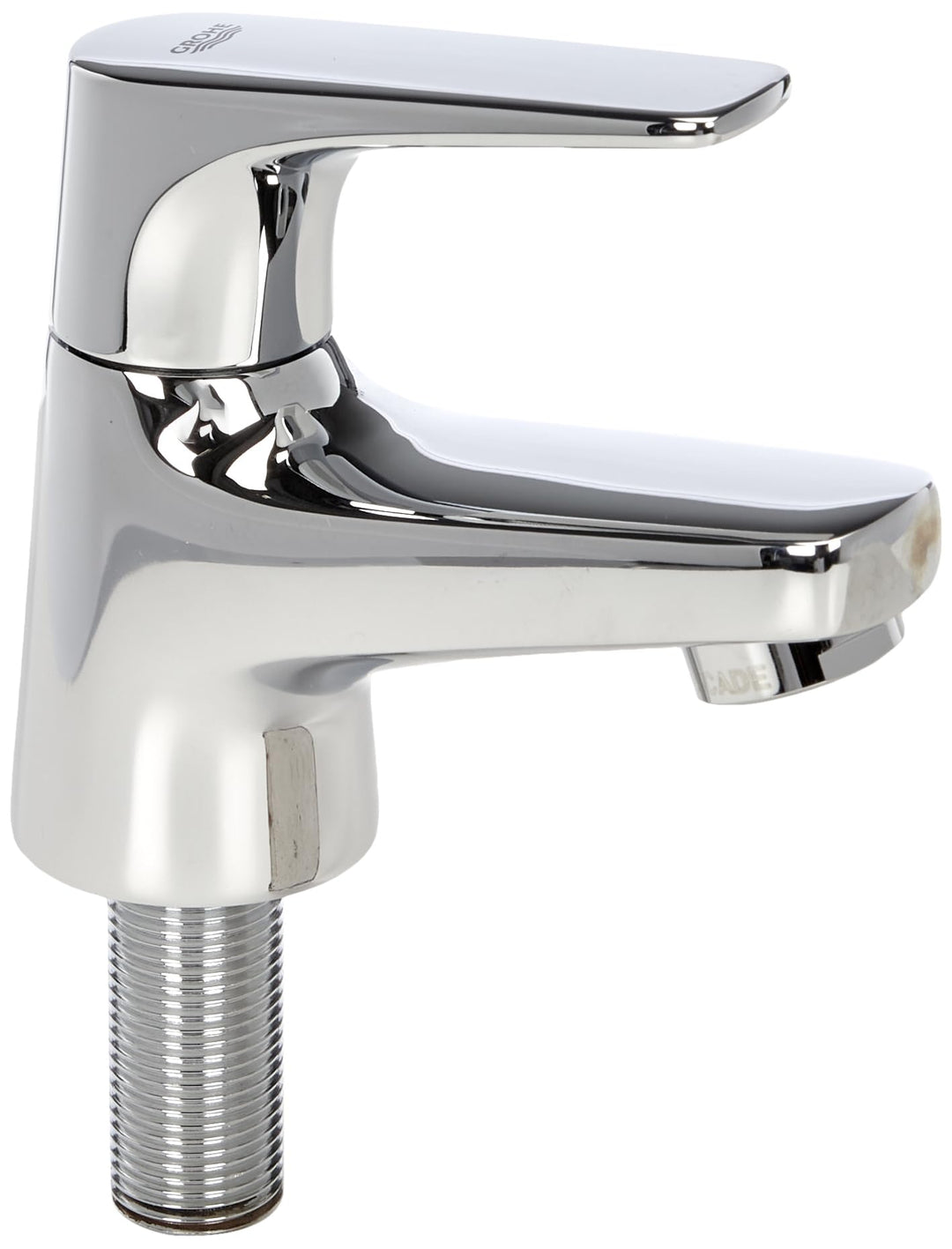 GROHE Bauflow - Standventil (wassersparend, Einlochmontage, Keramik Oberteil, langlebig), chrom, 205