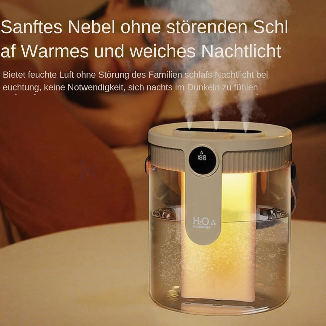 Schlafzimmer Luftbefeuchter,Kühler Nebel Luftbefeuchter | Leiser Kabelloser Diffusor Mit 1.5L Wasser