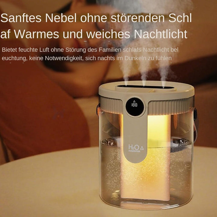 Schlafzimmer Luftbefeuchter,Kühler Nebel Luftbefeuchter | Leiser Kabelloser Diffusor Mit 1.5L Wasser