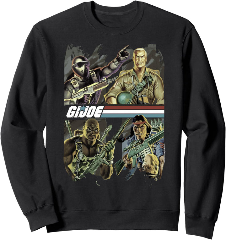 G.I. Joe Team Leader & Original Four Classic Comic Poster Sweatshirt