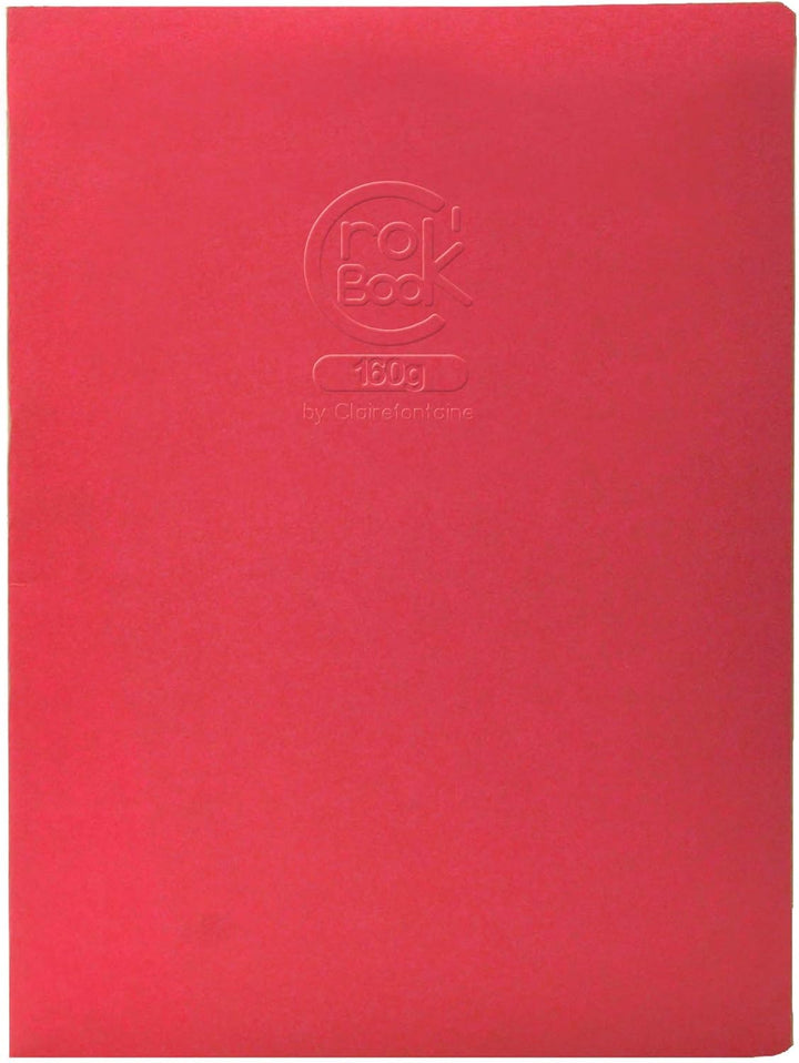 Clairefontaine 60338C - Packung mit 10 Skizzenheften Crok'Book 17x22cm Hochformat 20 Blatt weisses Z