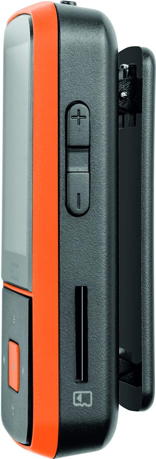 ECG PMP 30 8GB Black&Orange MP3/MP4-Player – Speicher 8 GB; 30 Vorwahlen für FM-Sender; MP3 von der