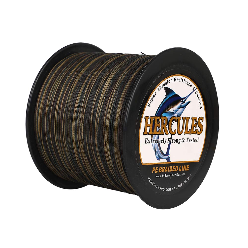 HERCULES Super Cast 100m - 2000m 109-2196 Yards Geflochtene Angelschnur 6lb - 100lb Test für Salzwas