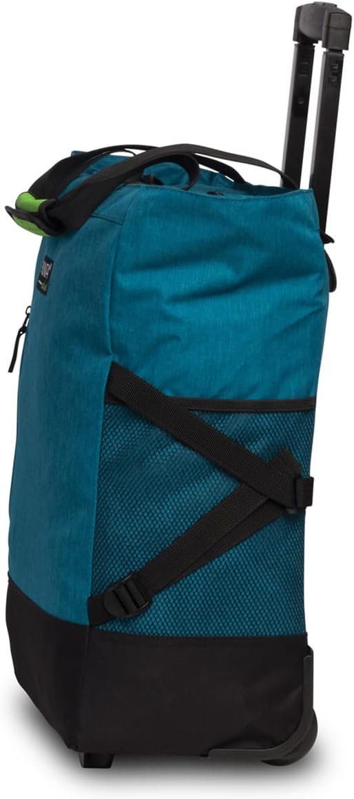 Fabrizio Einkaufstrolley Punta Wheel-Shopping-Roller 52 cm 36 Liter 2 Rollen Petrol/Hellgrün, Petrol