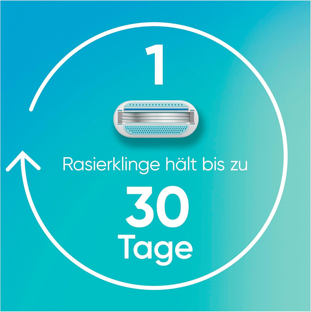 Gillette Venus Smooth Damenrasierer mit wiederverwendbarem Handstück 5 Ersatzklingen 1 stück (1er Pa