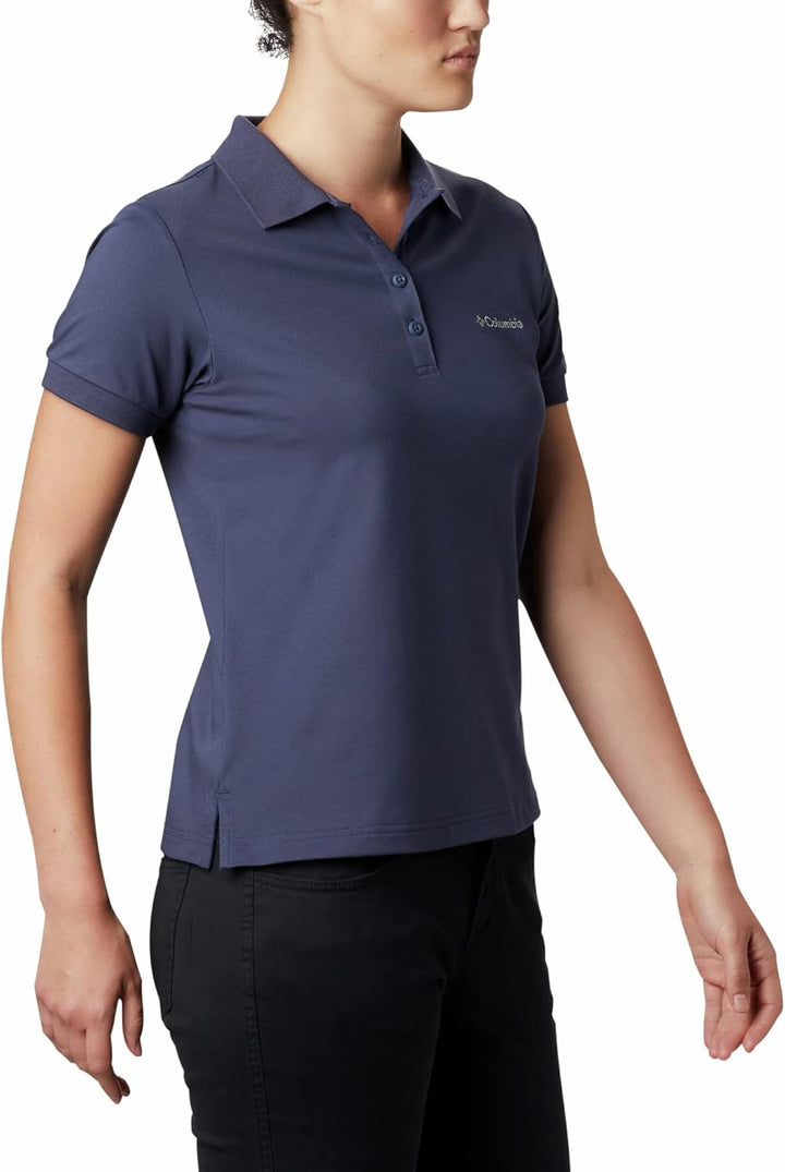 Columbia Damen Lakeside Trail Poloshirt M Nocturnal, M Nocturnal