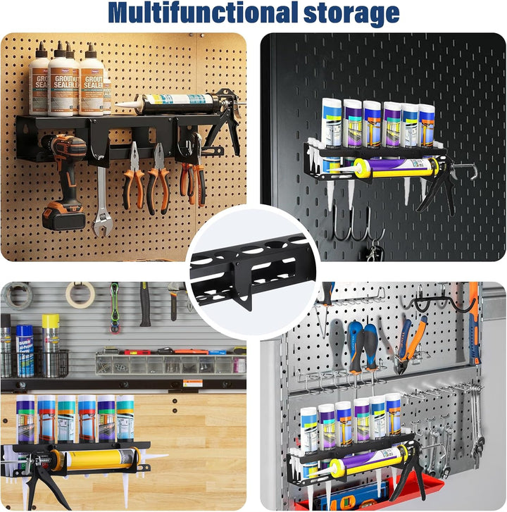 6 Löchern Silikonspritze Holder Multifunktionaler Spraydosenhalter Werkstatt Dosenhalter für Sprühfl