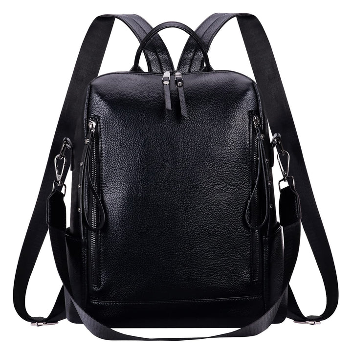 HAWEE Damen Rucksack Weiches PU Leder Schulrucksack Anti-Diebstahl Tagesrucksack Elegant Schultertas