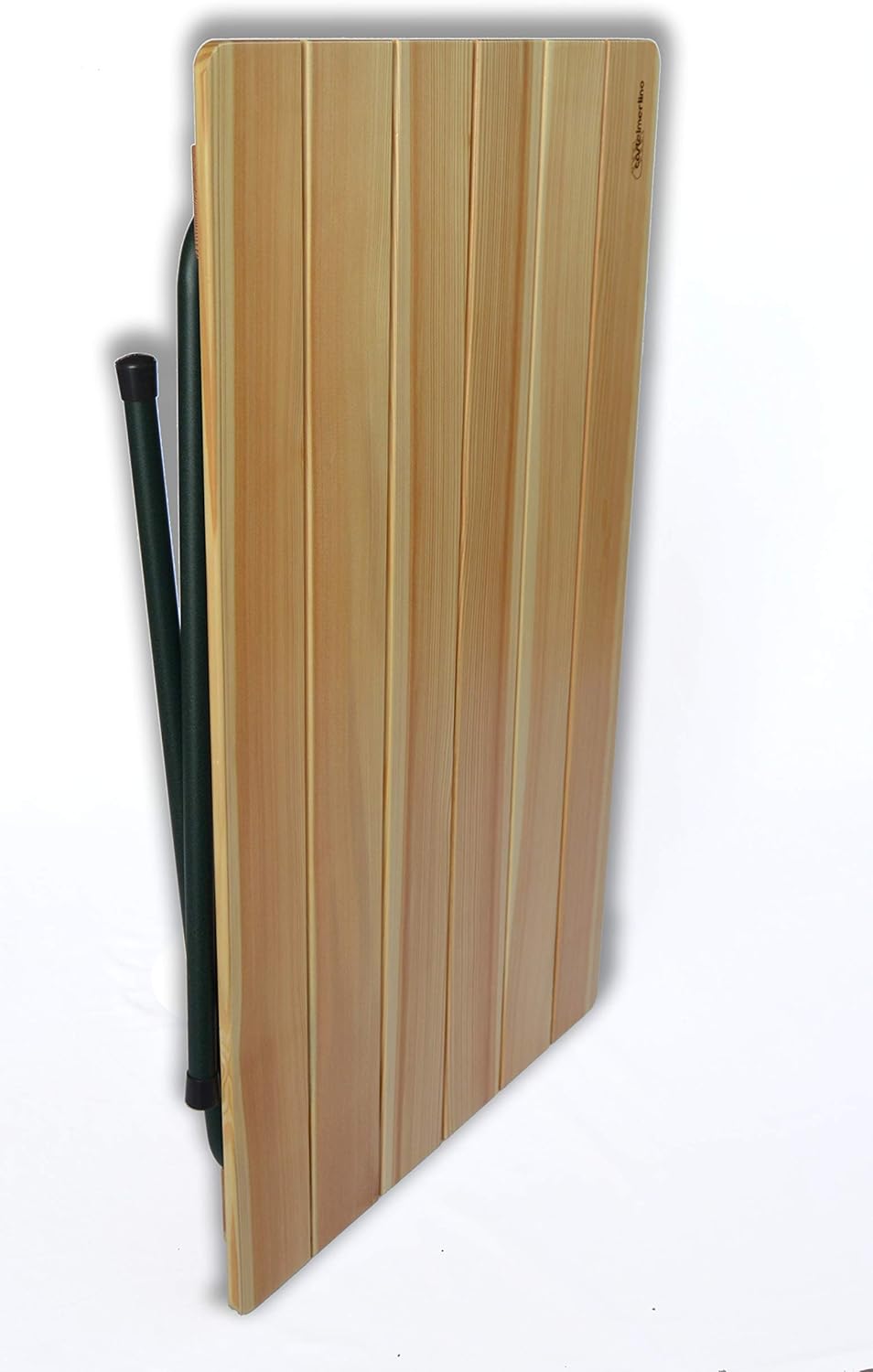 CASTELMERLINO Larice Duschzubehör, Graue Beine und Tischplatte aus natürlicher Lärche, 60 x 100, 28
