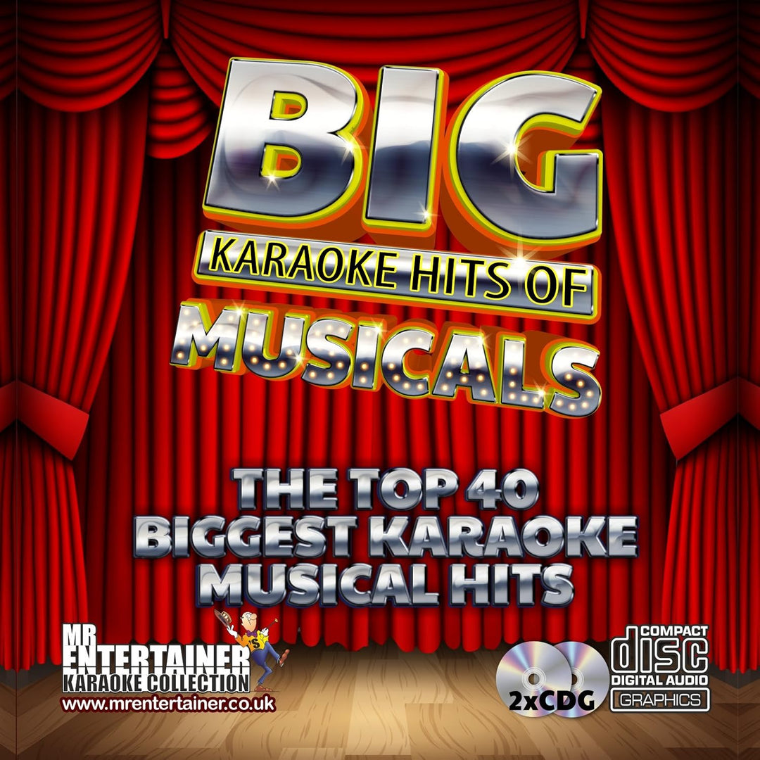 Mr Entertainer Big Karaoke Hits of Musicals CDG Pack. 40 Songs aus Musicals und Shows