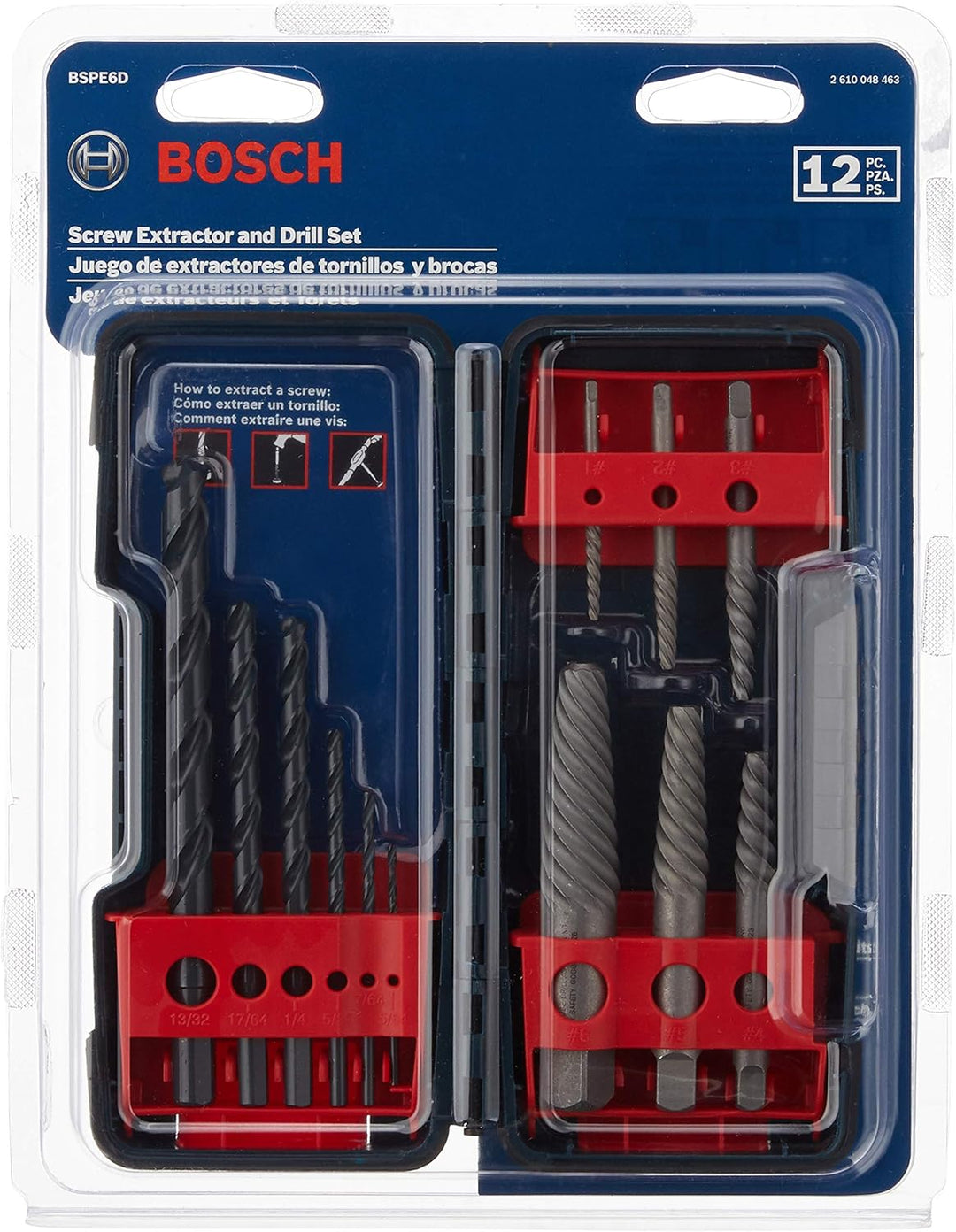 BOSCH Durchgemischt 12-tlg Spiralnut, Durchgemischt 12-tlg Spiralnut