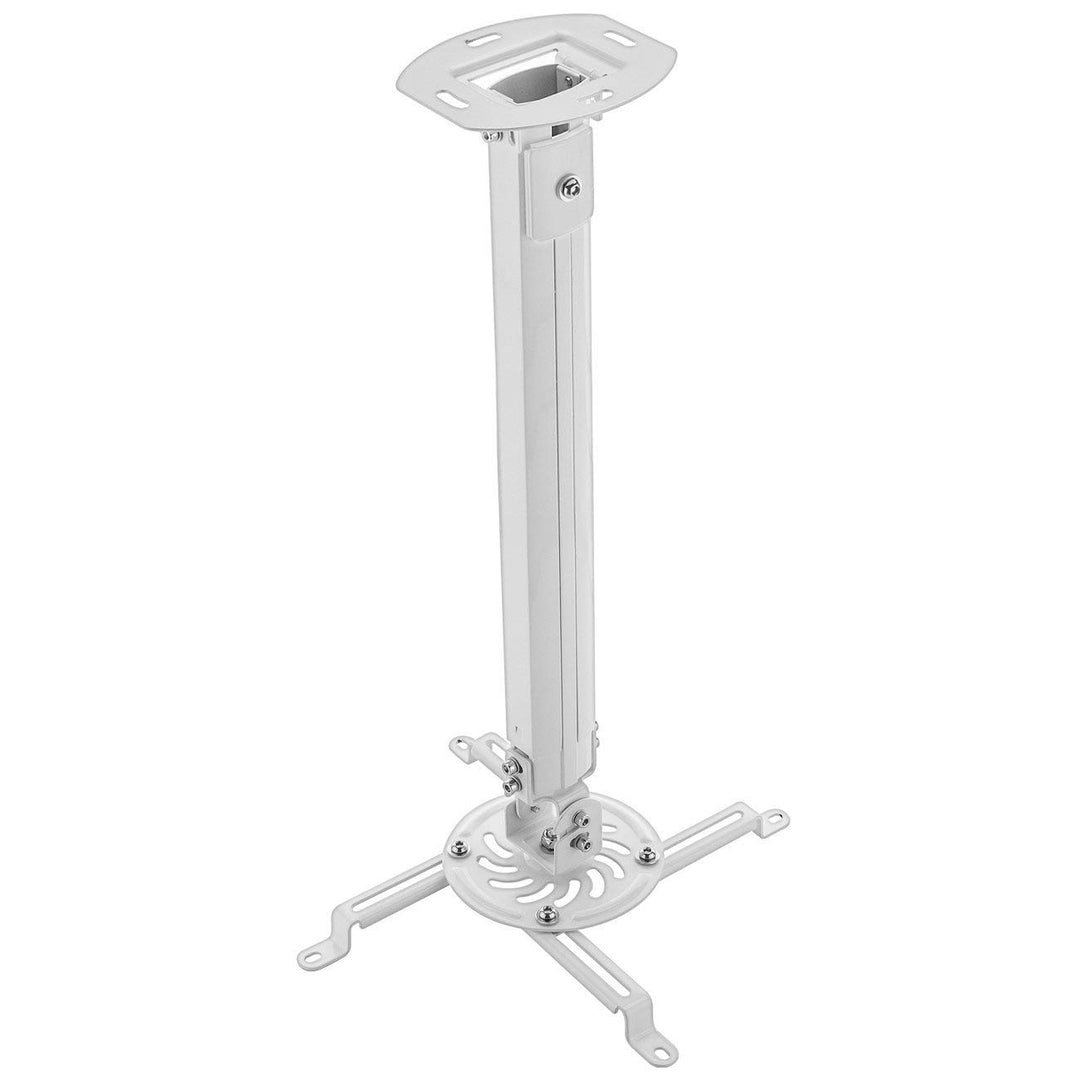 deleyCON Universal Beamerhalterung Deckenhalterung +-15° Neigbar - 360° Drehbar - bis 13,5Kg - Höhen
