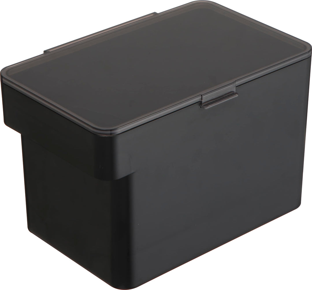 Yamazaki 5612 TOWER Behälter für Tierfutter mit Messbecher 6L, Trockenfutter: ca. 3,5kg, schwarz, AB