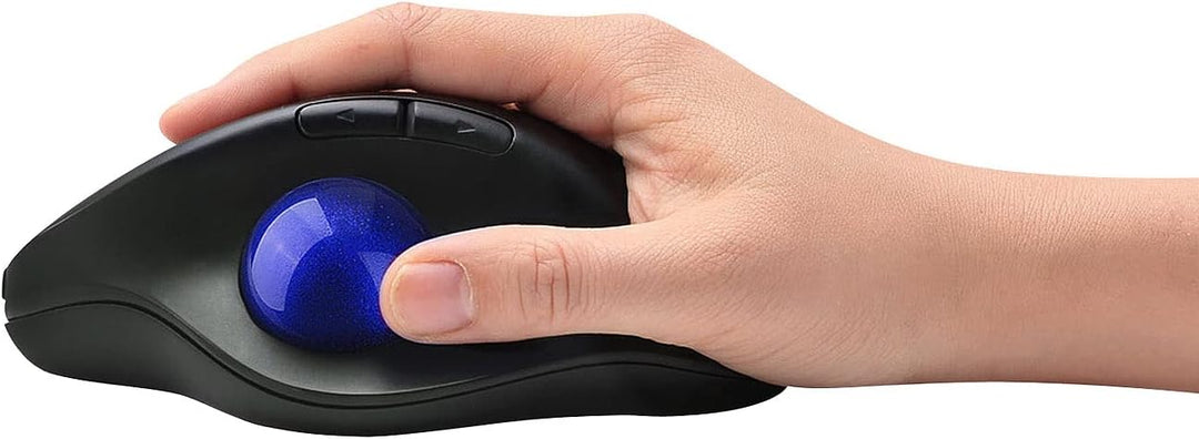 Mod-It Trackball Mouse: Kabellose Trackball-Maus mit Bluetooth, 7 Tasten, Scrollrad, 1.600 DPI (Mult