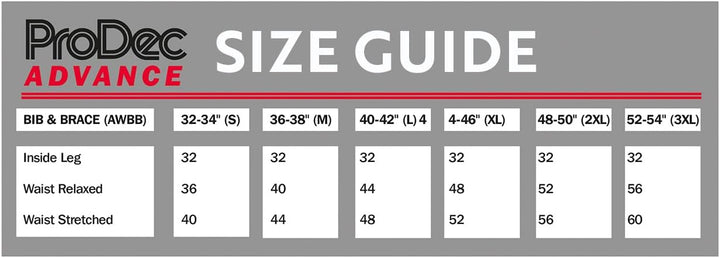 ProDec Advance awbb2 X L Maler Latzhose XXL Weiss, XXL Weiss