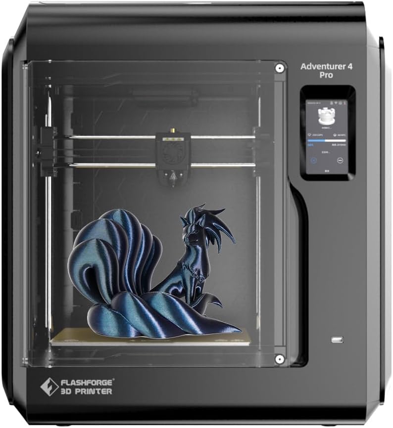 FLASHFORGE Adventurer 4 Pro 3D Drucker, 5X schnellerer FDM 3D Drucker mit 30-Punkt Auto-Nivellierung