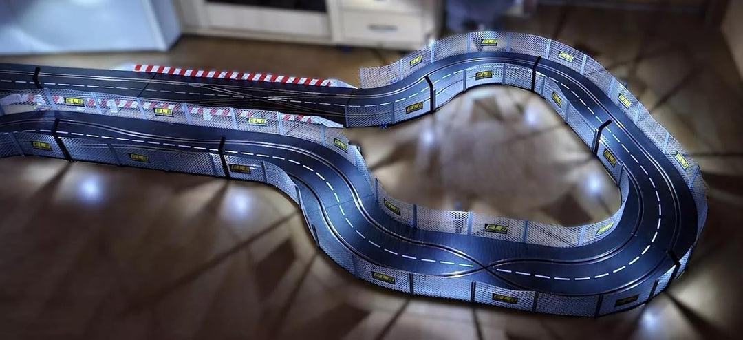 1m Fangzaun kompatibel mit Carrera Digital 124 132 Uni Kurven Geraden Zaun Leitplanke Bande