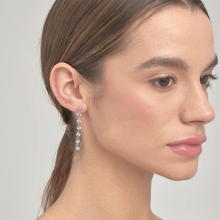 Brosway Symphonia steel woman pendant earrings with crystals BYM146