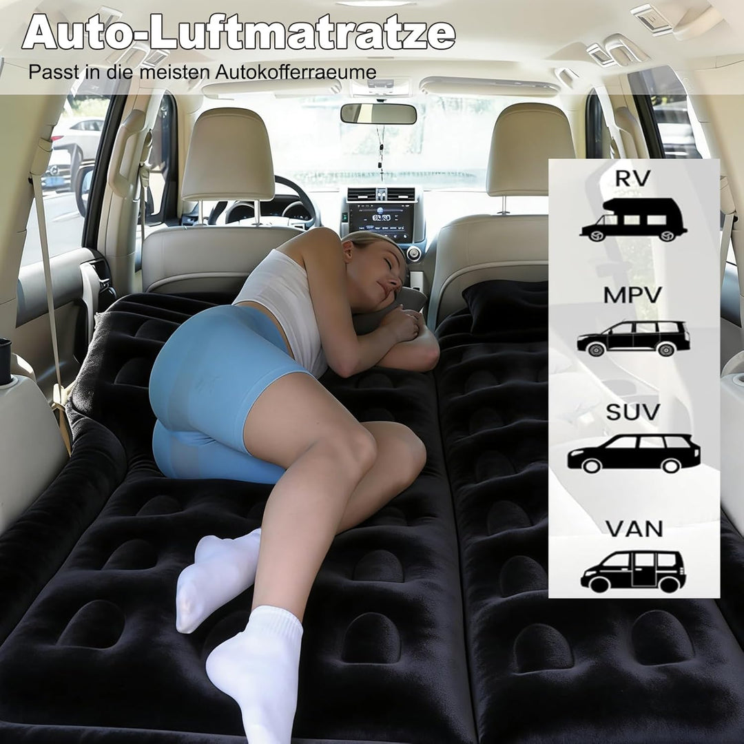 SUV Luftmatratze Autobett aufblasbare Matratze für LKW Rücksitz - Faltbare Luftmatratze mit elektris