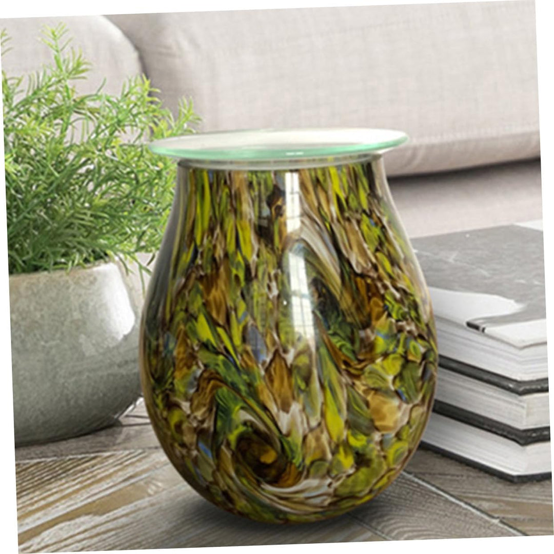 INOOMP 5 Stück Ersatzschale Wax Warmer Glas mit Rutschfester Basis für Duftlampen Wachsschmelzhalter