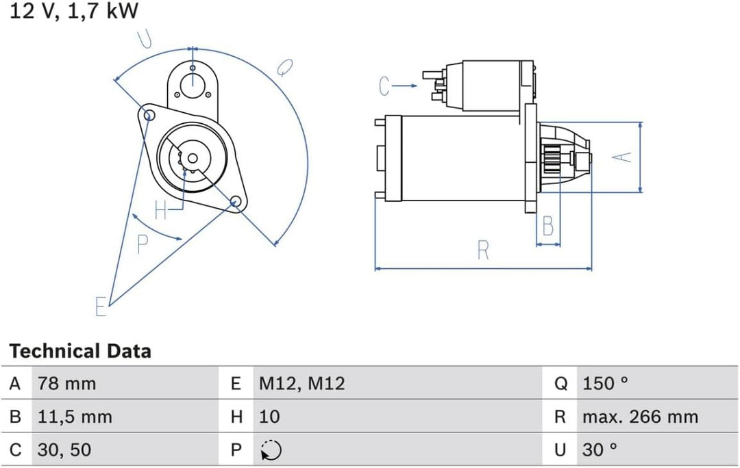 BOSCH 0986014940 Starter