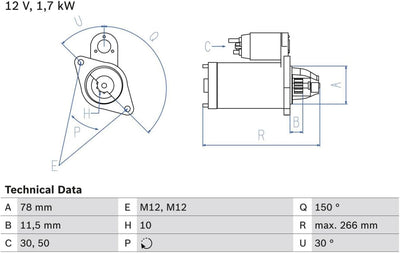 BOSCH 0986014940 Starter