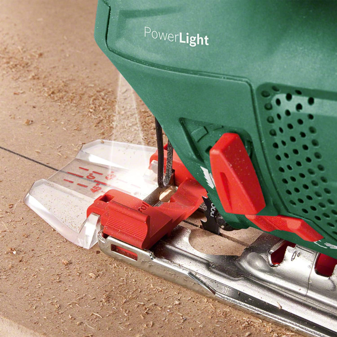 Bosch Home and Garden Stichsäge PST 900 PEL, Grau (620W, Hubzahl bei Leerlauf 500 bis 3100 U/min, in
