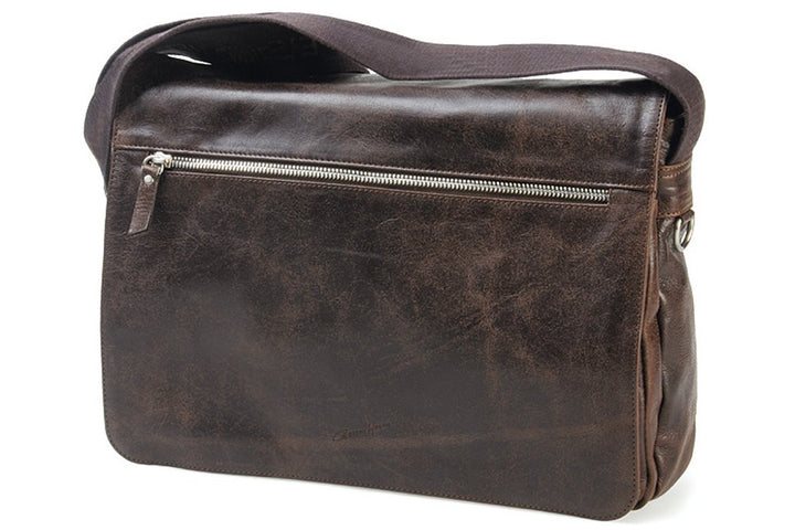 Gérard Henon , Damen Henkeltasche Braun, Braun