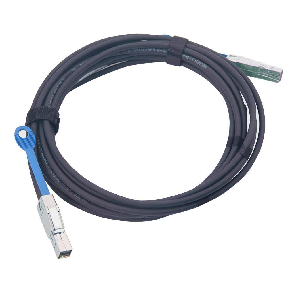 H!Fiber.com Externes Mini SAS HD Kabel, SFF-8644 zu SFF-8644 Kabel, 12 Gbps, 1 meter (3.3ft) 1 meter