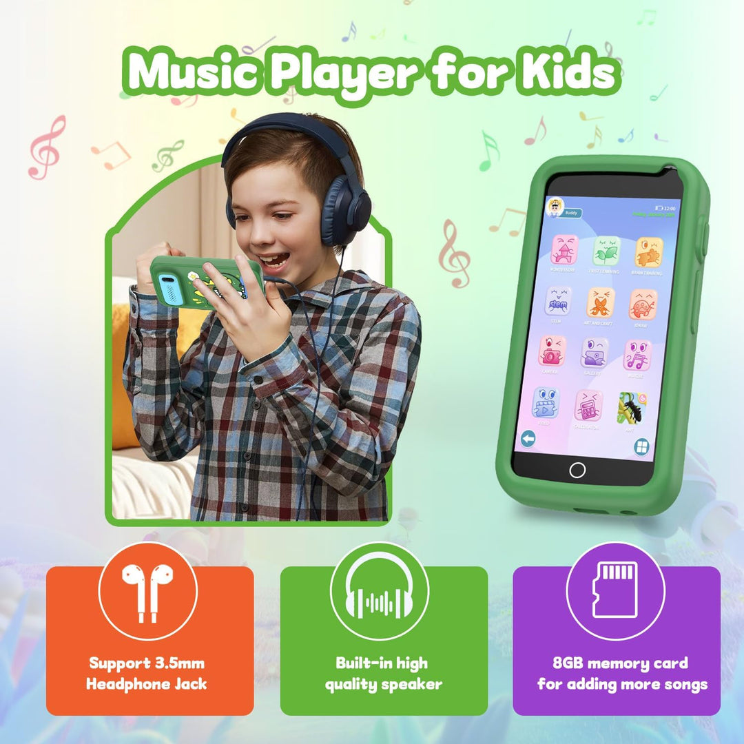 Kinder Handy Smartphone, Dinosaurier Weihnachten Geschenk Pretend Smartphone für Mädchen Jungen Alte