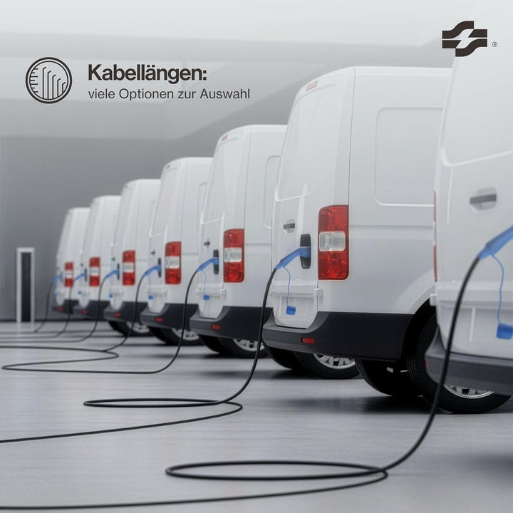 VOLDT Typ 2 Ladekabel Schuko 3,7 kW, 1-phasig, 8A - 16A, verstellbare EV-Ladegerät mit steuerbarer D