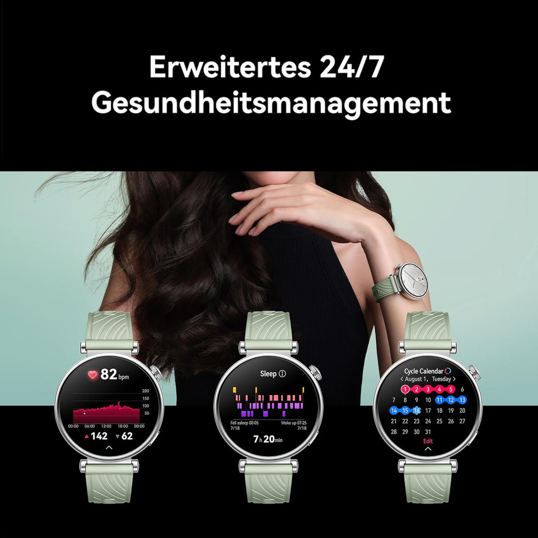 HUAWEI Watch GT 4 41mm, GPS, iOS &amp; Android, Stainless Steel Case, Smartwatch, Bis zu 7 Tage Akkulauf