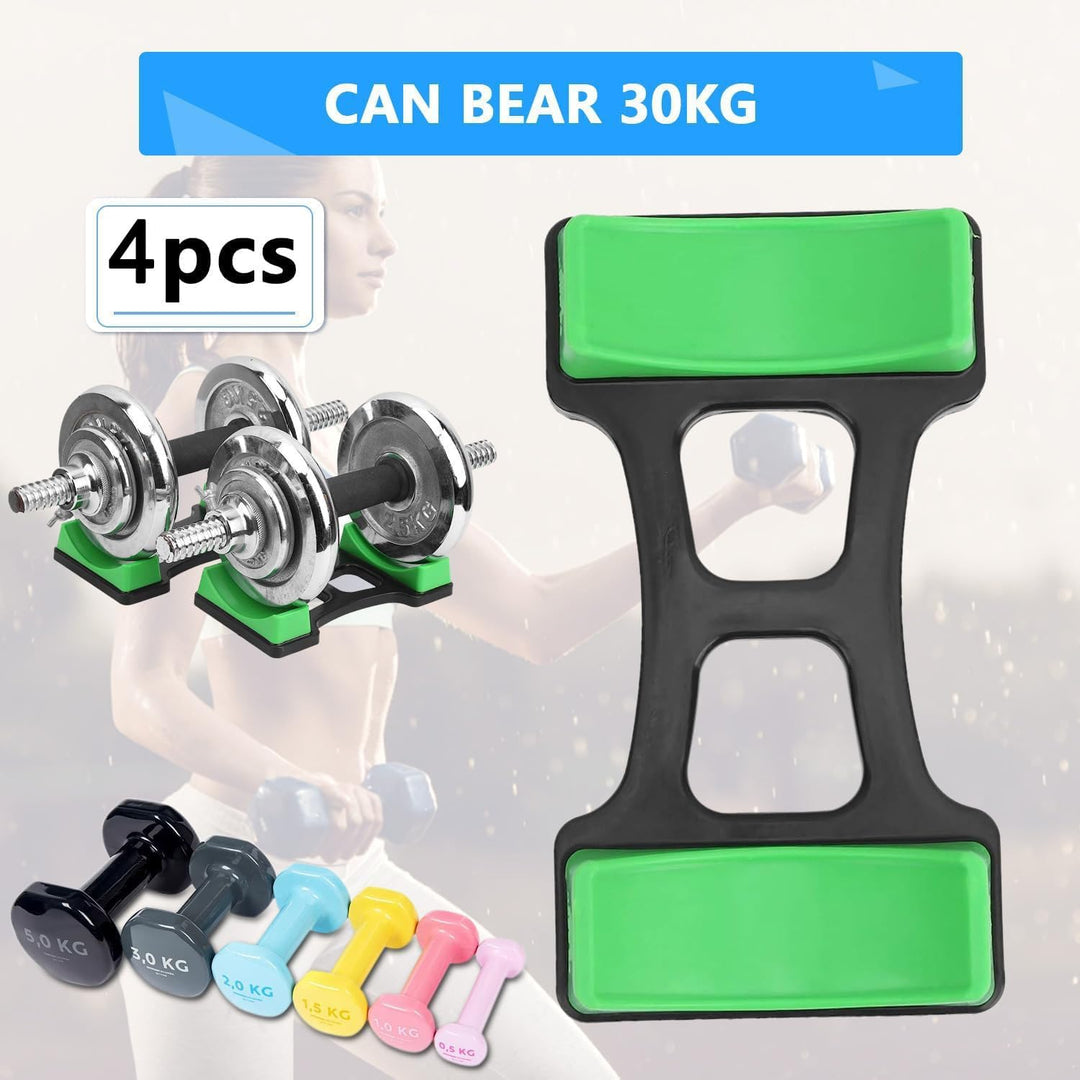 4 Stück Rack Hantel Bodenschutz Fitness, Gym Hantel Storage Rack, Kurzhantelablage Klein Kurzhantel,