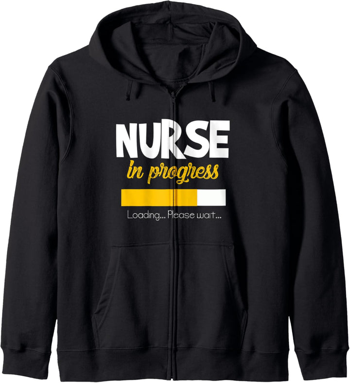 Krankenschwester in Progress Funny Nursing Student School Kapuzenjacke