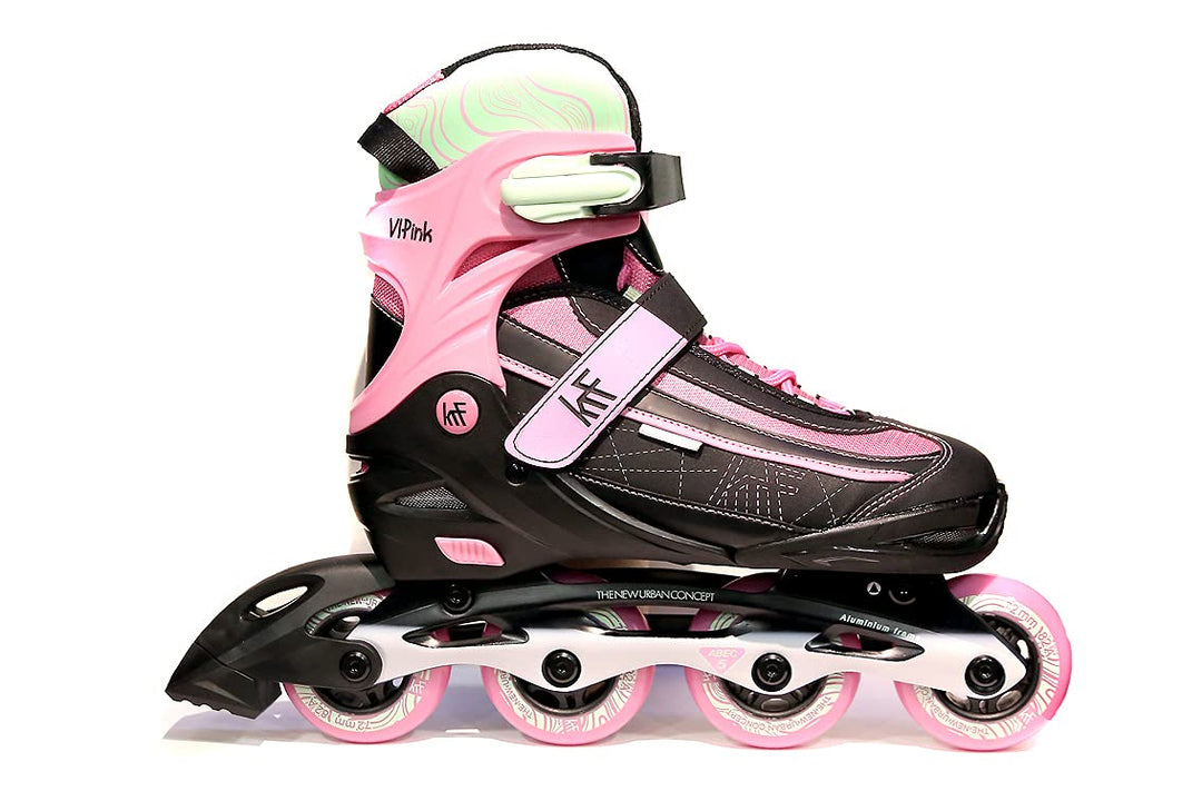 Krf Patin Ajust Vipink Rollschuhe T-L Rosa, T-L Rosa