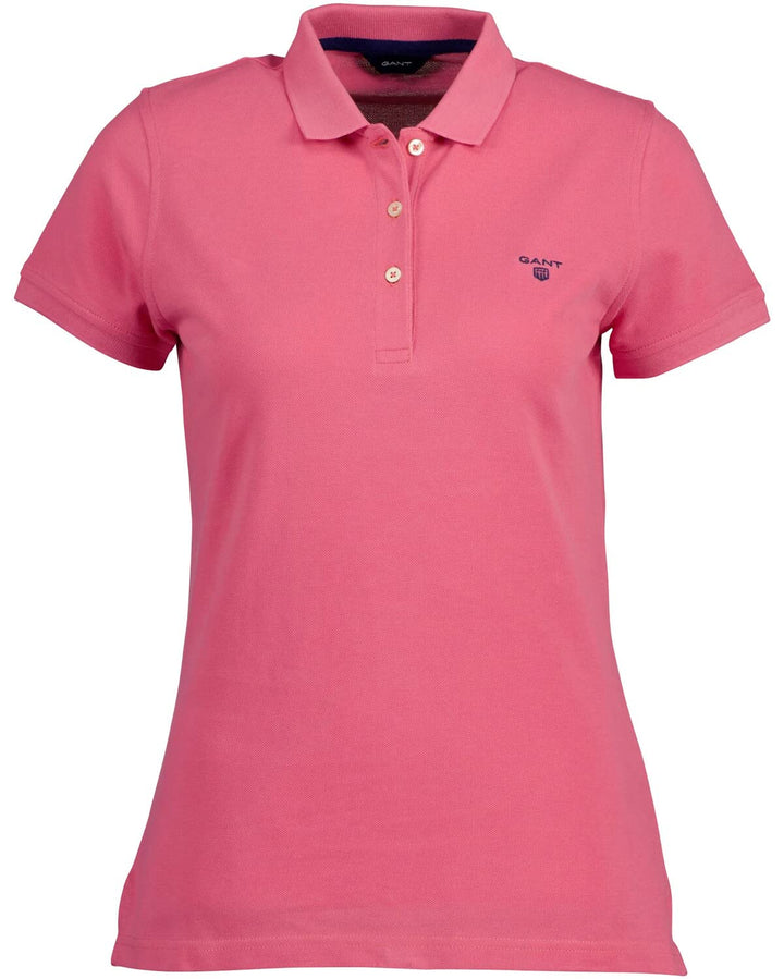 GANT Damen MD. Pique SS Rugger Polohemd XS Blush Pink, XS Blush Pink