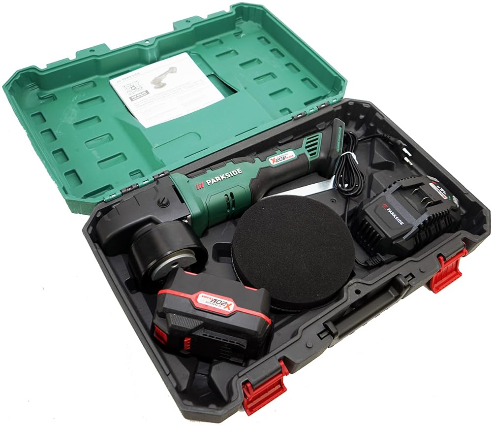 HEADNMORE® Bundle - PARKSIDE® 20V Akku Winkelschleifer Winkelpolierer PPMAS 20 + HEADNMORE® Schlüsse