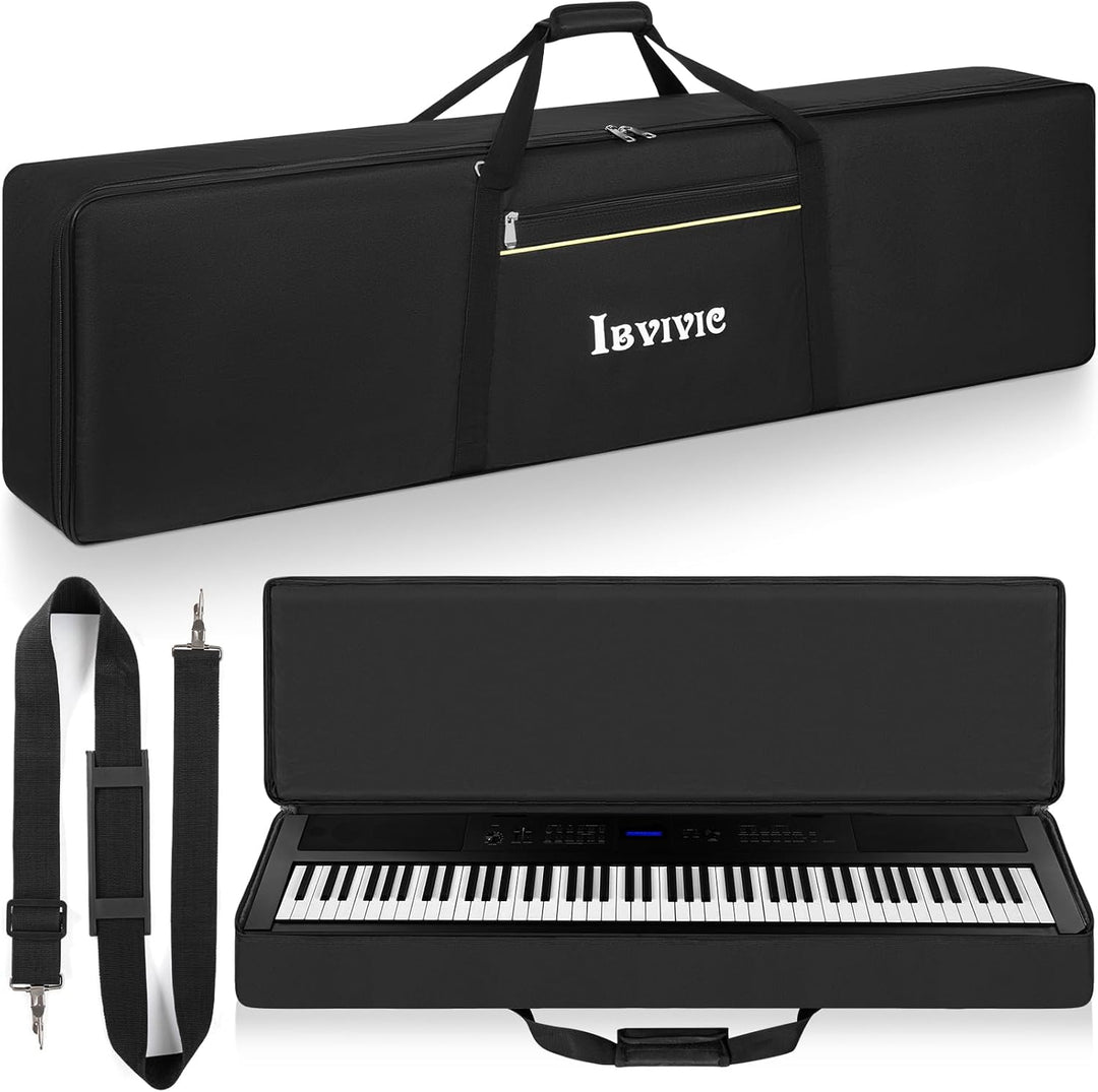 88 Key Keyboard Tasche, Robuste 600D Oxford Keyboardtasche 88 Tasten mit 10 mm Polsterung, Keyboard-