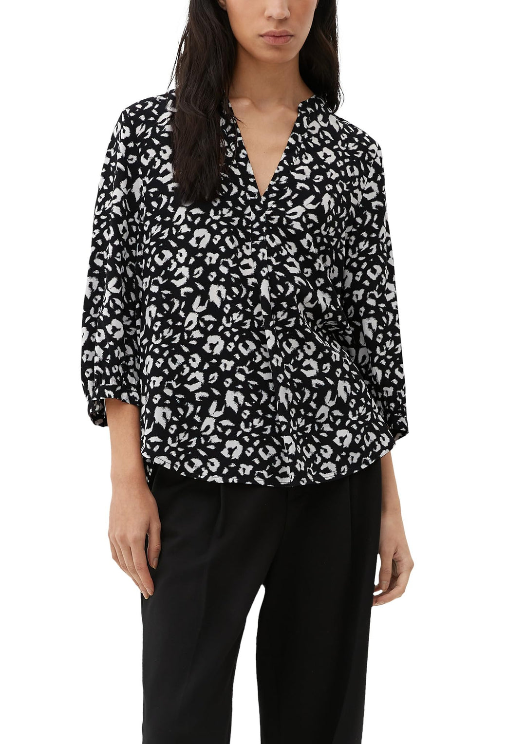 s.Oliver Viskosebluse mit Tunika-Ausschnitt 38 99a6, 38 99a6
