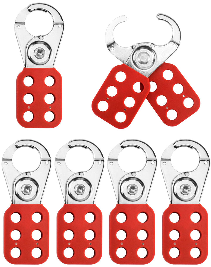 QWORK® Lock Out Haspe , Verriegelungshaspe , 6 Pieces 6 Pack, 6 Pack