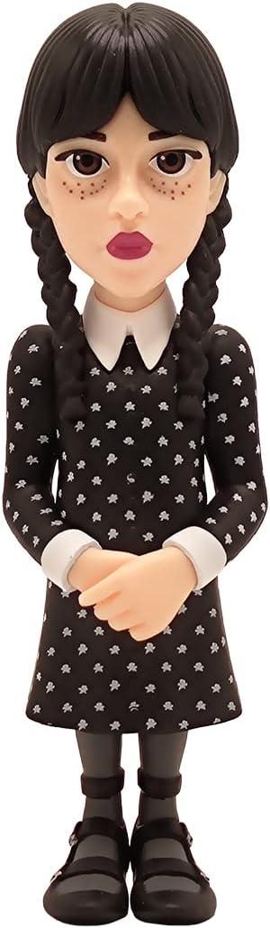 MINIX Collectible Figurines, Wednesday - Wednesday Addams, 12 cm Sammelfigur, Ab 17+ Jahren, Deutsch